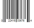 Barcode Image for UPC code 022415036764