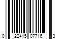 Barcode Image for UPC code 022415077163