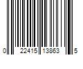 Barcode Image for UPC code 022415138635