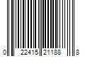 Barcode Image for UPC code 022415211888