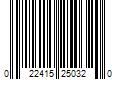 Barcode Image for UPC code 022415250320. Product Name: 