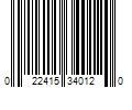 Barcode Image for UPC code 022415340120