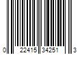 Barcode Image for UPC code 022415342513