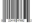 Barcode Image for UPC code 022415476522