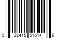 Barcode Image for UPC code 022415515146