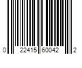 Barcode Image for UPC code 022415600422