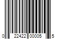 Barcode Image for UPC code 022422000055