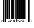 Barcode Image for UPC code 022438000063