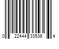 Barcode Image for UPC code 022444335364