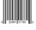 Barcode Image for UPC code 022451017802