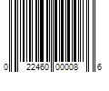 Barcode Image for UPC code 022460000086