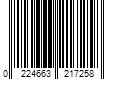 Barcode Image for UPC code 0224663217258