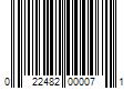 Barcode Image for UPC code 022482000071