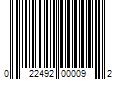 Barcode Image for UPC code 022492000092