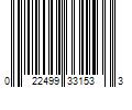 Barcode Image for UPC code 022499331533