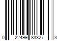 Barcode Image for UPC code 022499833273