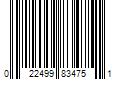 Barcode Image for UPC code 022499834751