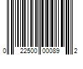 Barcode Image for UPC code 022500000892