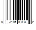 Barcode Image for UPC code 022501000082