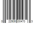 Barcode Image for UPC code 022505004703