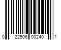 Barcode Image for UPC code 022506002401