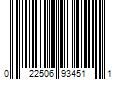 Barcode Image for UPC code 022506934511