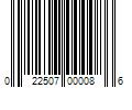 Barcode Image for UPC code 022507000086