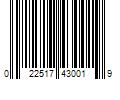 Barcode Image for UPC code 022517430019