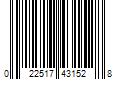 Barcode Image for UPC code 022517431528