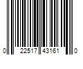 Barcode Image for UPC code 022517431610