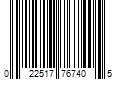 Barcode Image for UPC code 022517767405