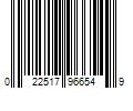 Barcode Image for UPC code 022517966549