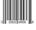 Barcode Image for UPC code 022522845365