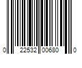 Barcode Image for UPC code 022532006800