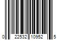 Barcode Image for UPC code 022532109525