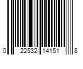 Barcode Image for UPC code 022532141518