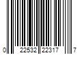 Barcode Image for UPC code 022532223177