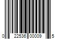 Barcode Image for UPC code 022536000095