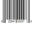 Barcode Image for UPC code 022541000073