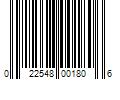 Barcode Image for UPC code 022548001806