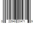 Barcode Image for UPC code 022548204719