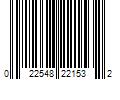 Barcode Image for UPC code 022548221532