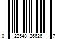 Barcode Image for UPC code 022548266267