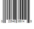 Barcode Image for UPC code 022548355145