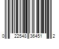 Barcode Image for UPC code 022548364512