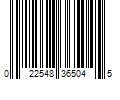 Barcode Image for UPC code 022548365045