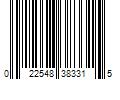 Barcode Image for UPC code 022548383315