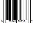 Barcode Image for UPC code 022548383322