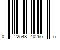 Barcode Image for UPC code 022548402665