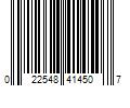 Barcode Image for UPC code 022548414507